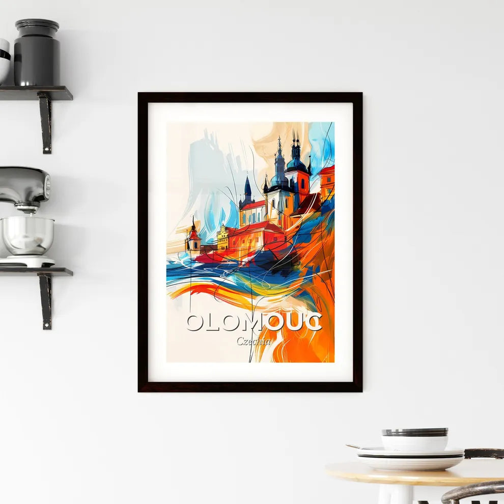Vibrant Olomouc, Czechia Framed Print