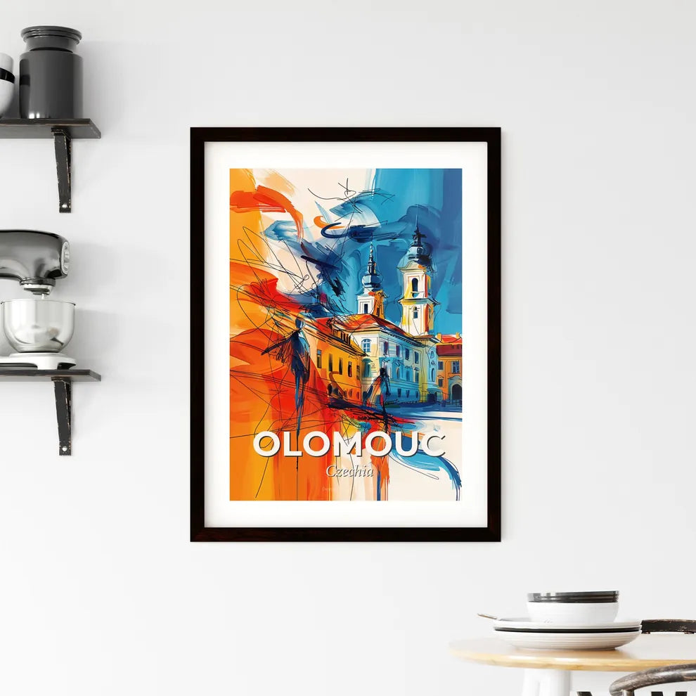 Vibrant Olomouc, Czechia Framed Print