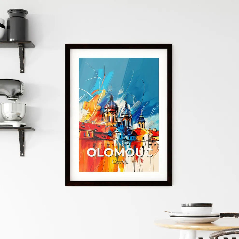Vibrant Olomouc, Czechia Framed Print