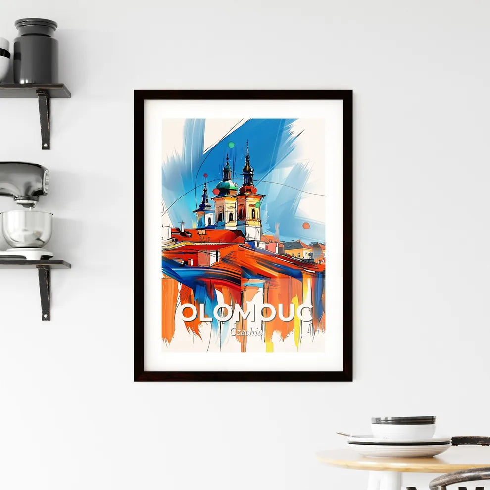 Vibrant Olomouc, Czechia Framed Print