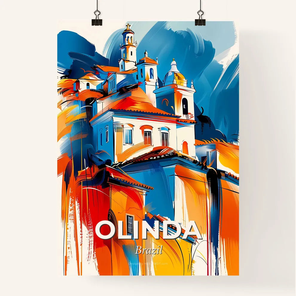 Vibrant Olinda, Brazil Poster