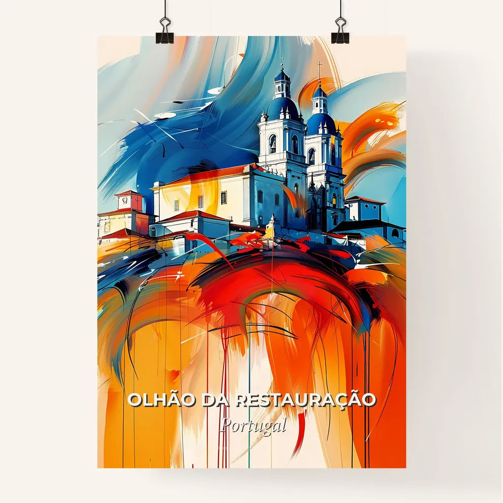 Vibrant Olhão Da Restauração, Portugal Poster
