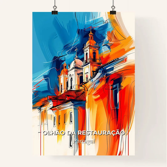 Vibrant Olhão Da Restauração, Portugal Poster
