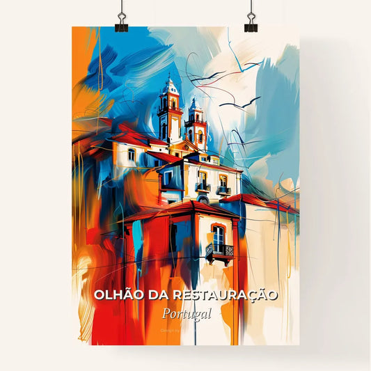 Vibrant Olhão Da Restauração, Portugal Poster
