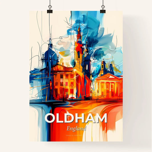 Vibrant Oldham, England Poster