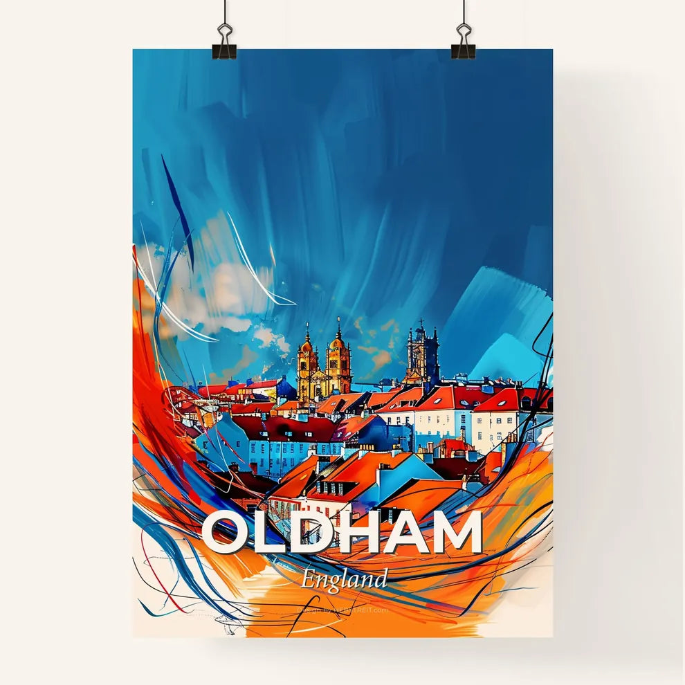 Vibrant Oldham, England Poster