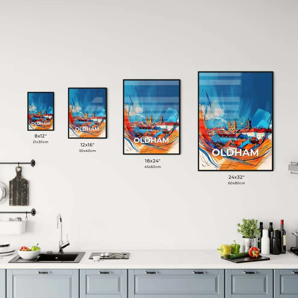 Vibrant Oldham, England Kitchen Art