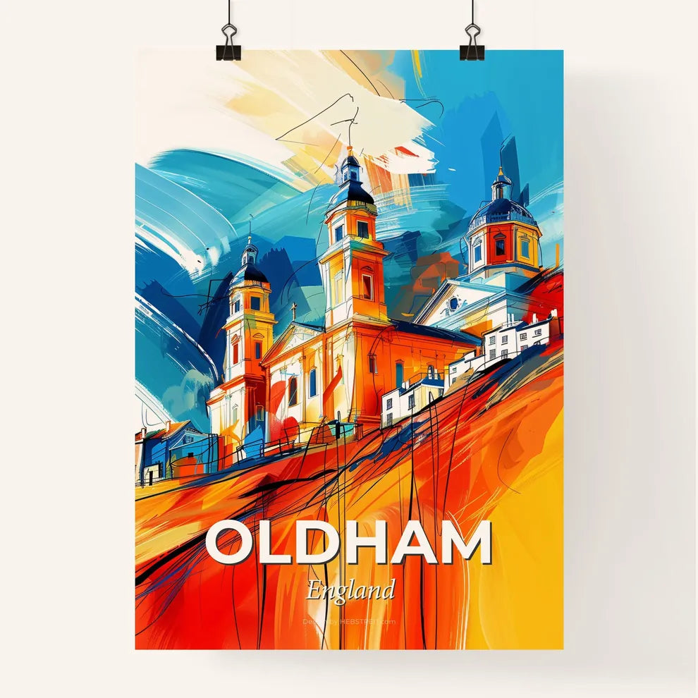 Vibrant Oldham, England Poster