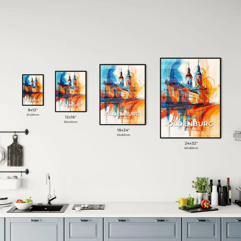 Vibrant Oldenburg, Germany Kitchen Art