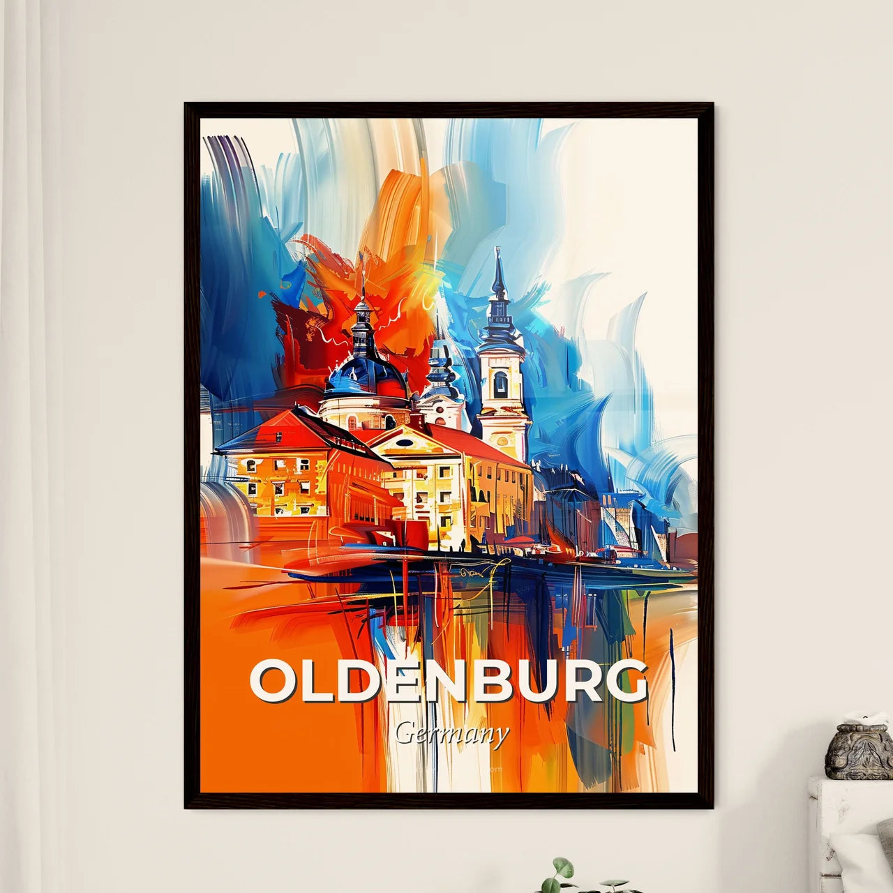 Vibrant Oldenburg, Germany Art Print