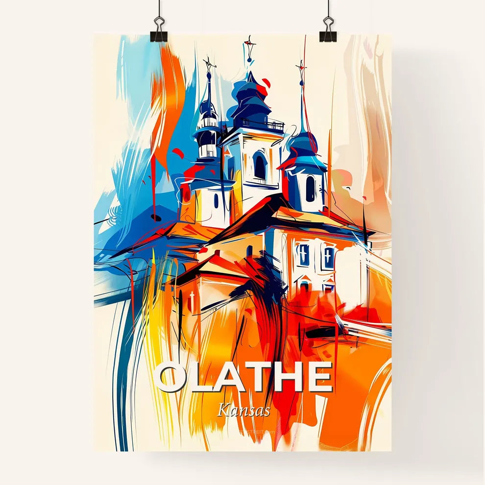 Vibrant Olathe, Kansas Poster