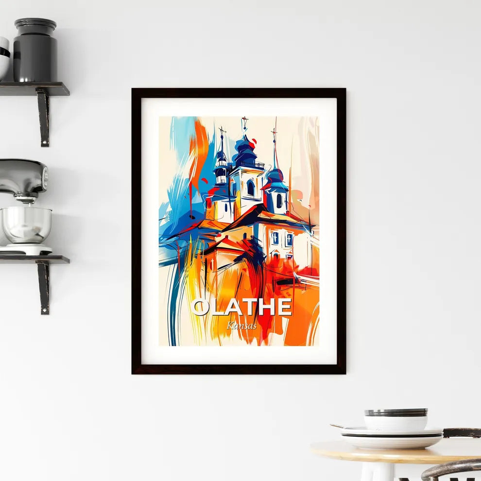Vibrant Olathe, Kansas Framed Print