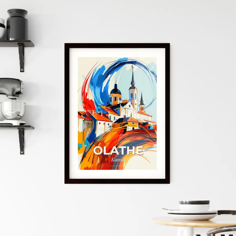 Vibrant Olathe, Kansas Framed Print