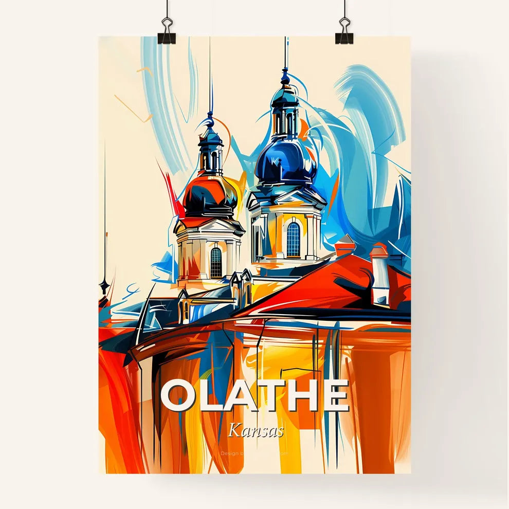 Vibrant Olathe, Kansas Poster