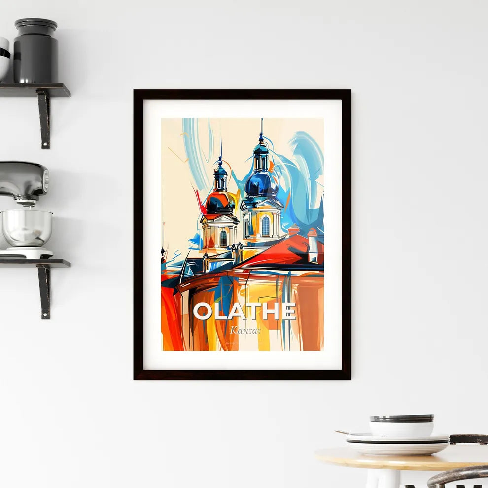 Vibrant Olathe, Kansas Framed Print