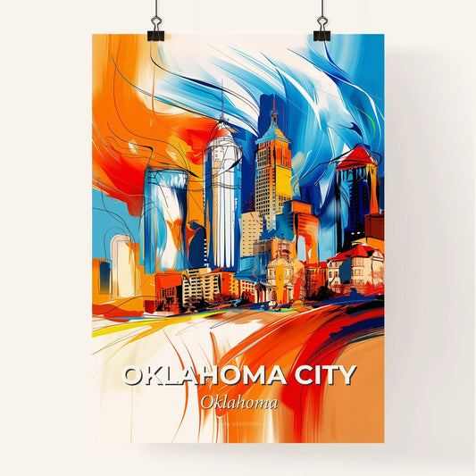 Vibrant Oklahoma City, Oklahoma Poster