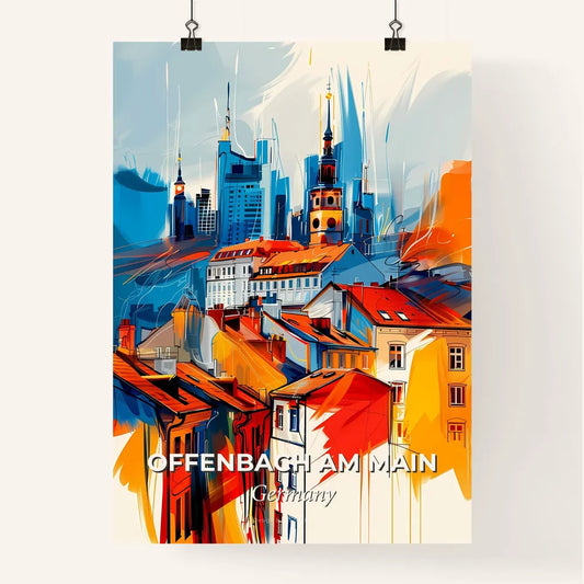 Vibrant Offenbach Am Main, Germany Poster
