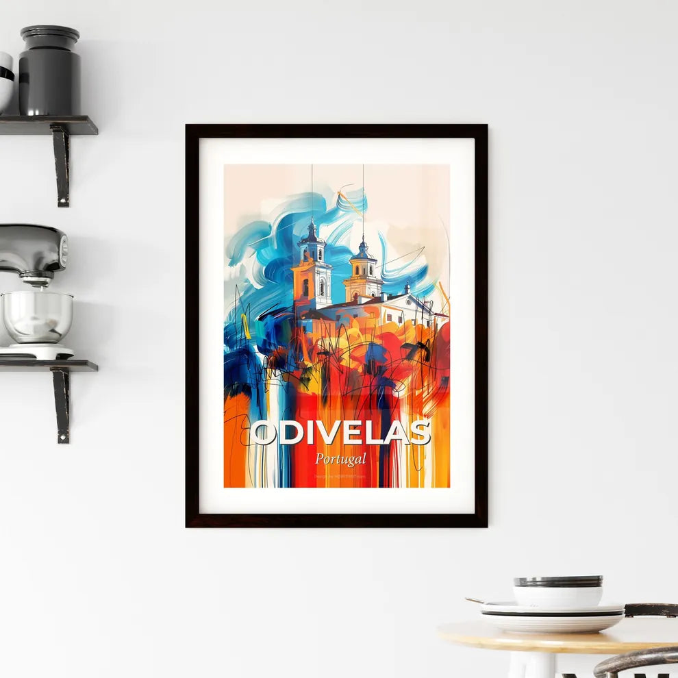 Vibrant Odivelas, Portugal Framed Print
