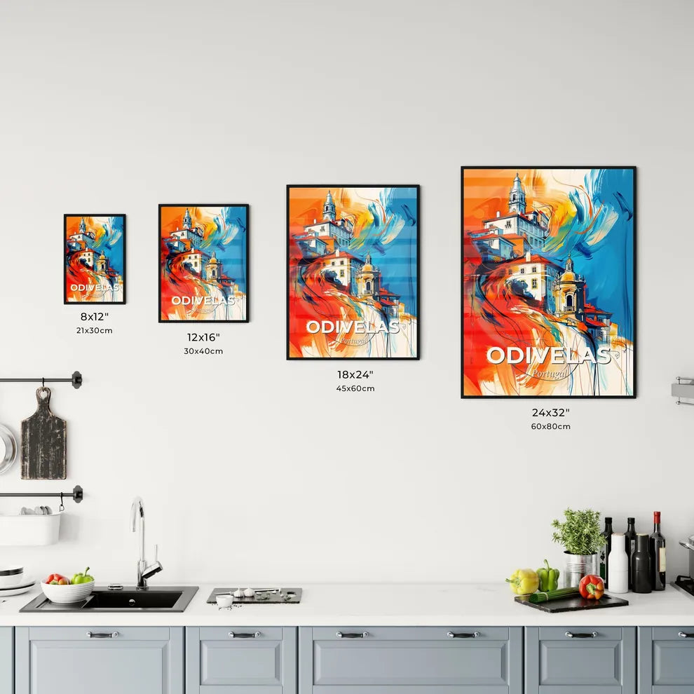 Vibrant Odivelas, Portugal Kitchen Art