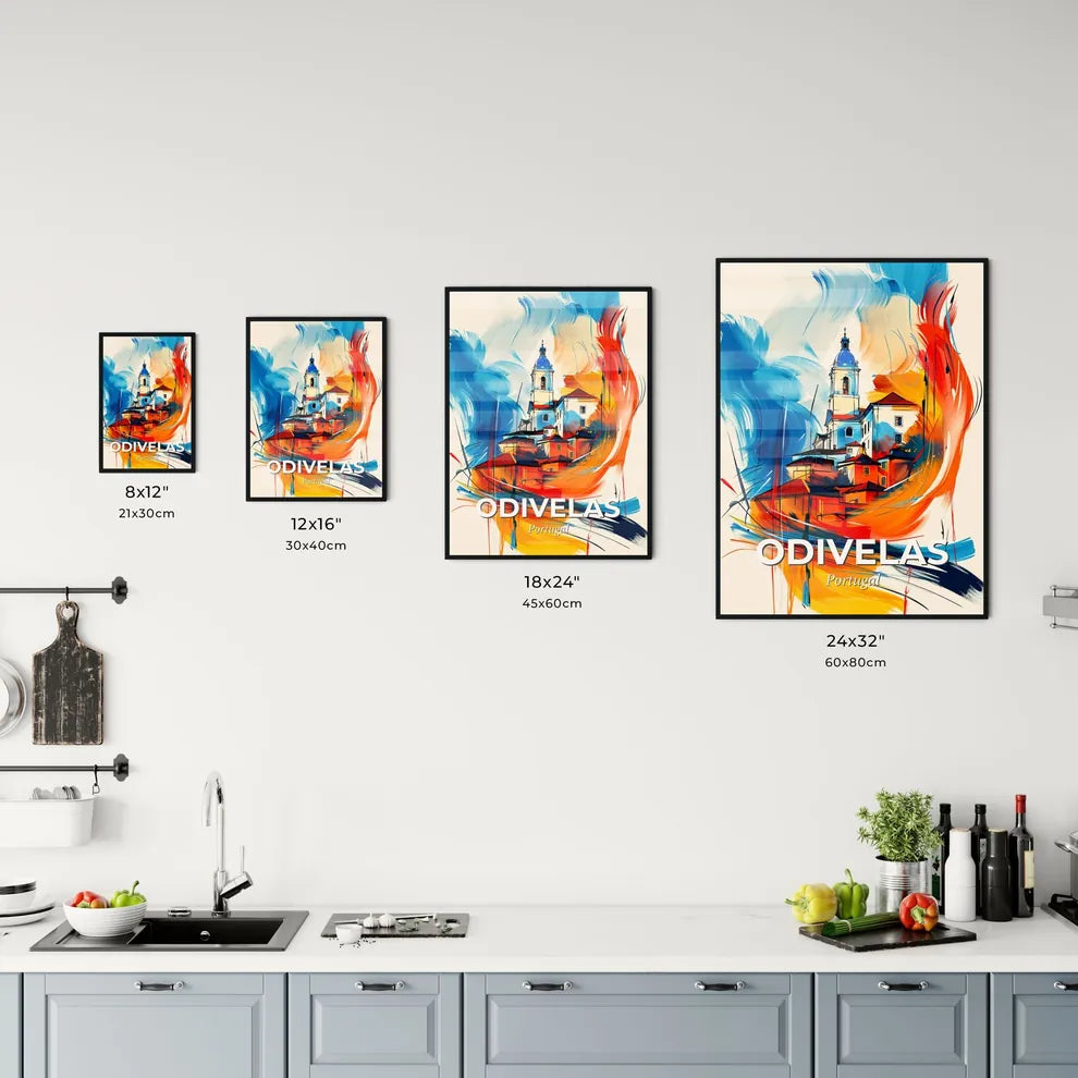 Vibrant Odivelas, Portugal Kitchen Art