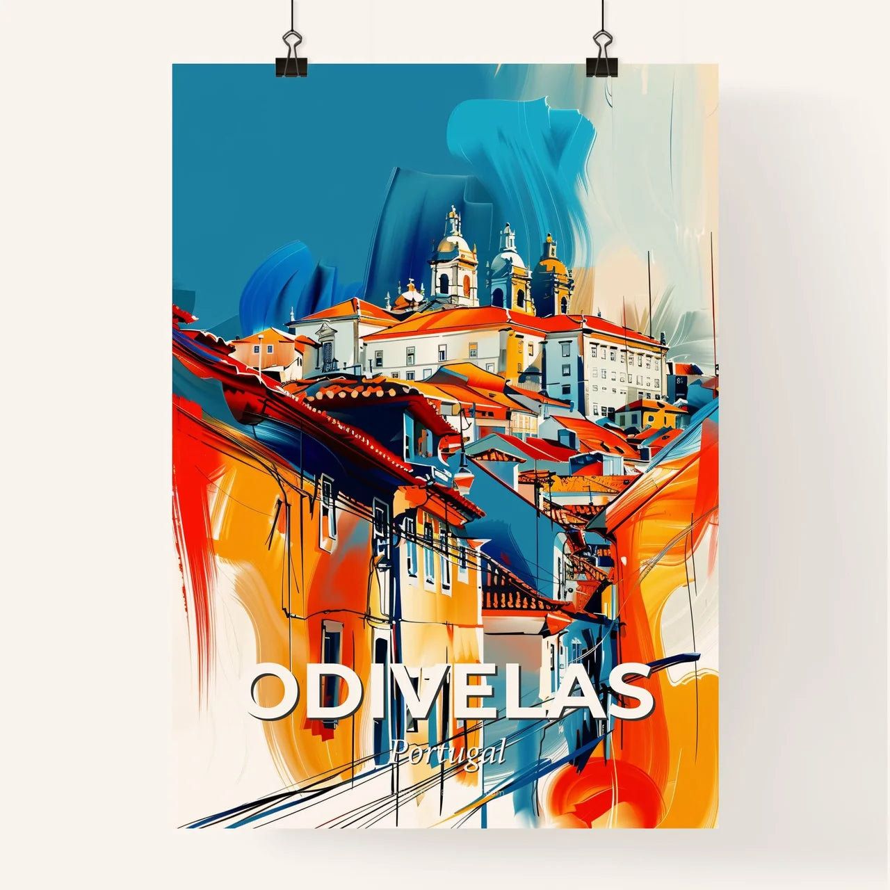 Vibrant Odivelas, Portugal Poster