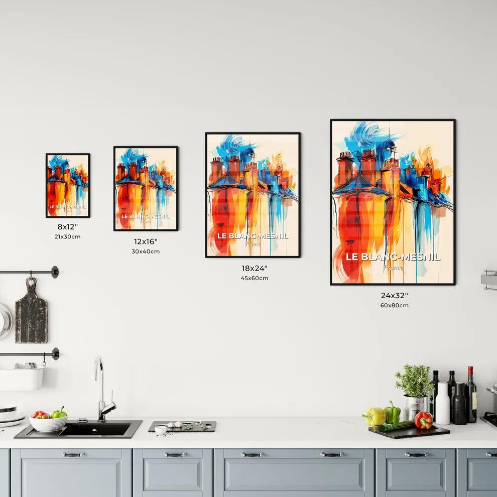 Vibrant Le Blan Kitchen Art