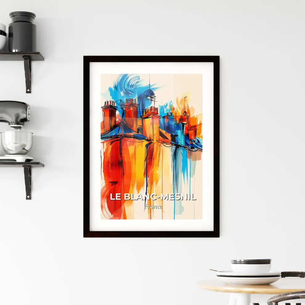 Vibrant Le Blan Framed Print