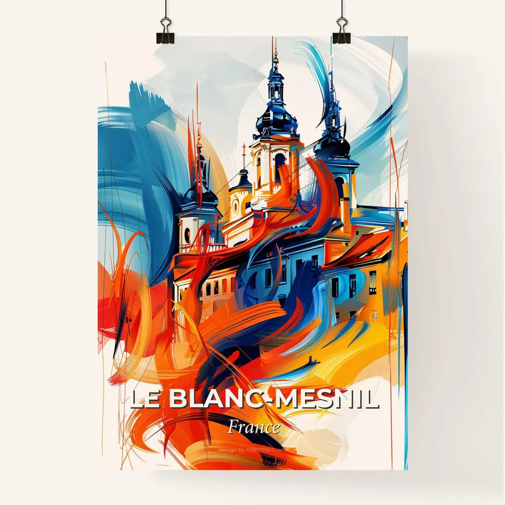 Vibrant Le Blan Poster