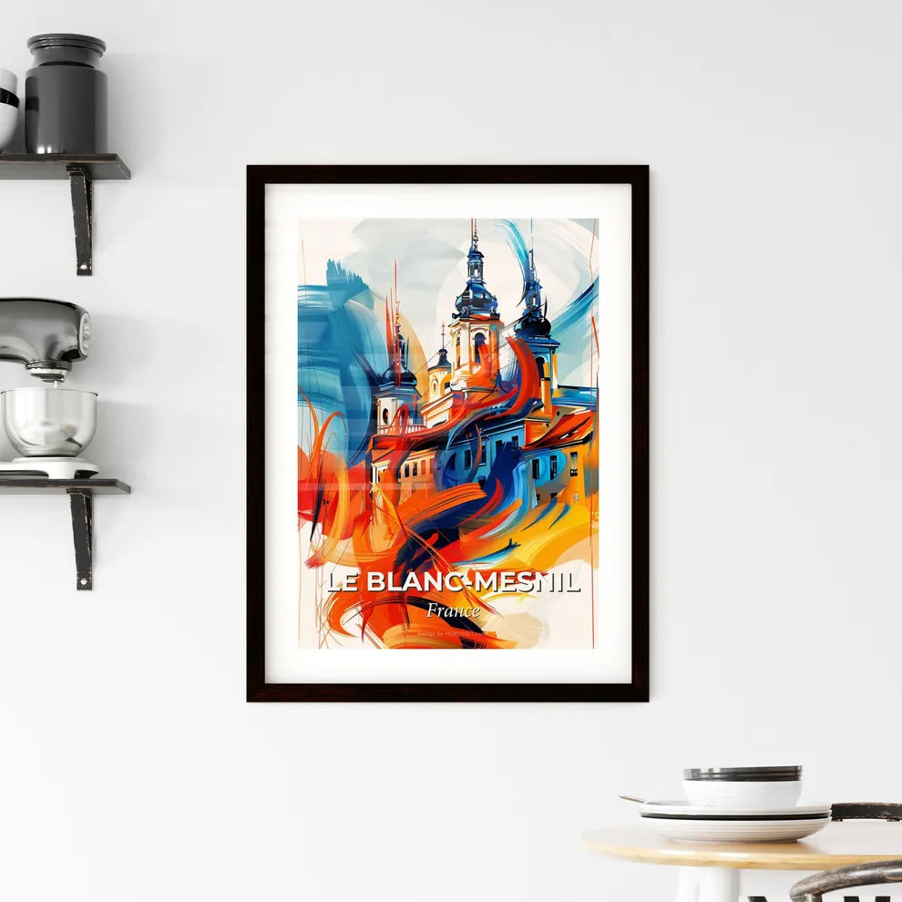 Vibrant Le Blan Framed Print