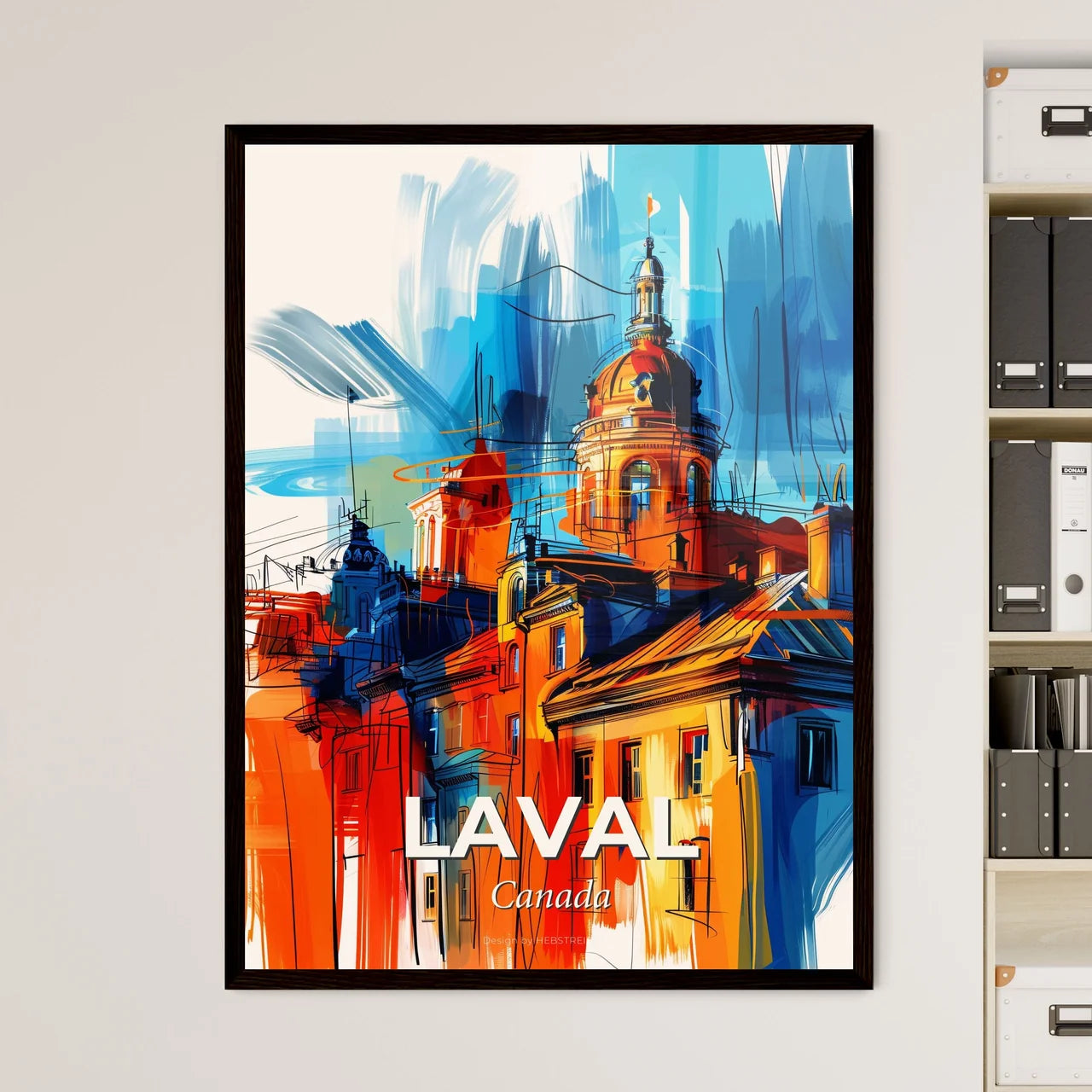 Vibrant Laval, Canada Art Print