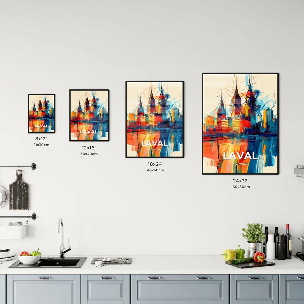 Vibrant Laval, Canada Kitchen Art