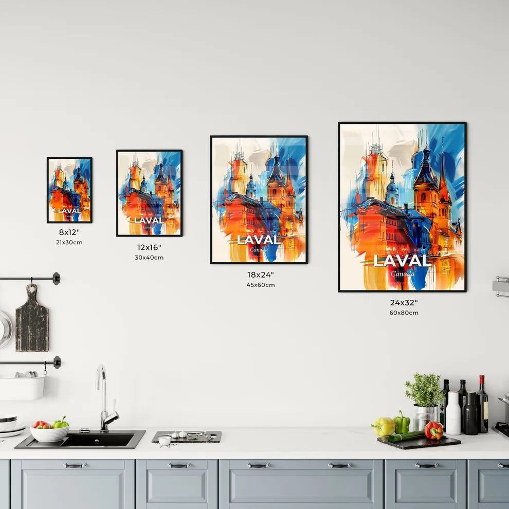 Vibrant Laval, Canada Kitchen Art