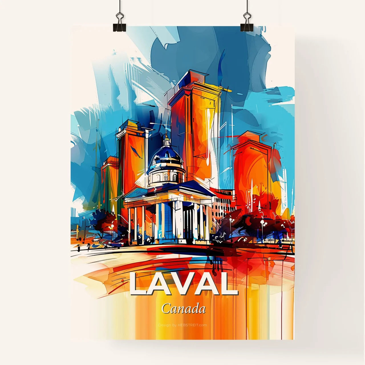 Vibrant Laval, Canada Poster