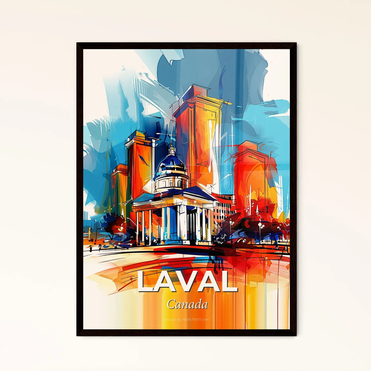 Vibrant Laval, Canada Art Print