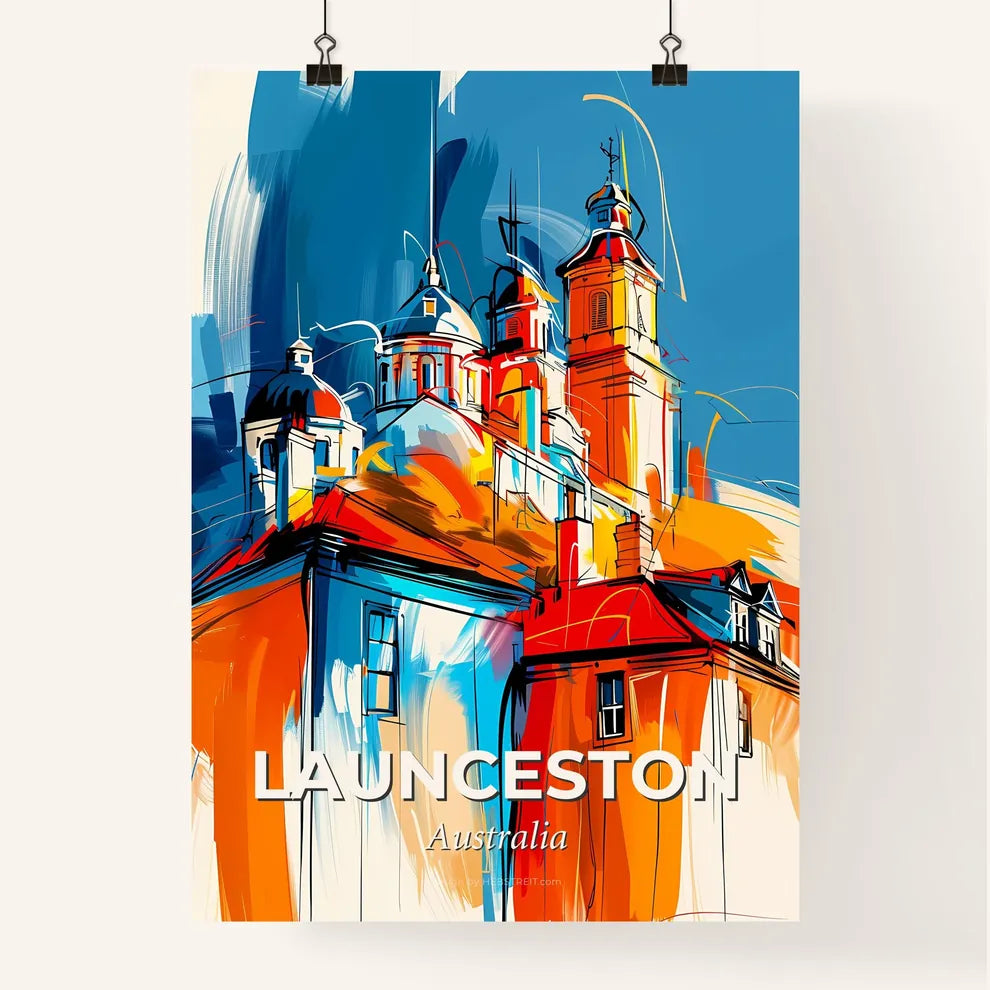 Vibrant Launceston, Australia Poster