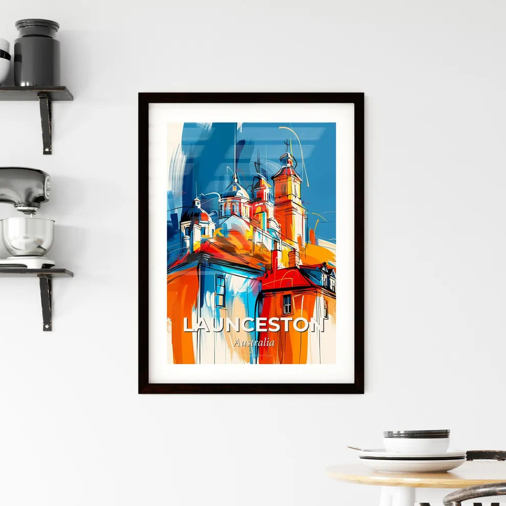 Vibrant Launceston, Australia Framed Print