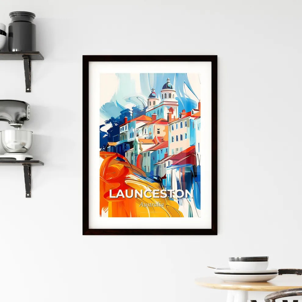 Vibrant Launceston, Australia Framed Print