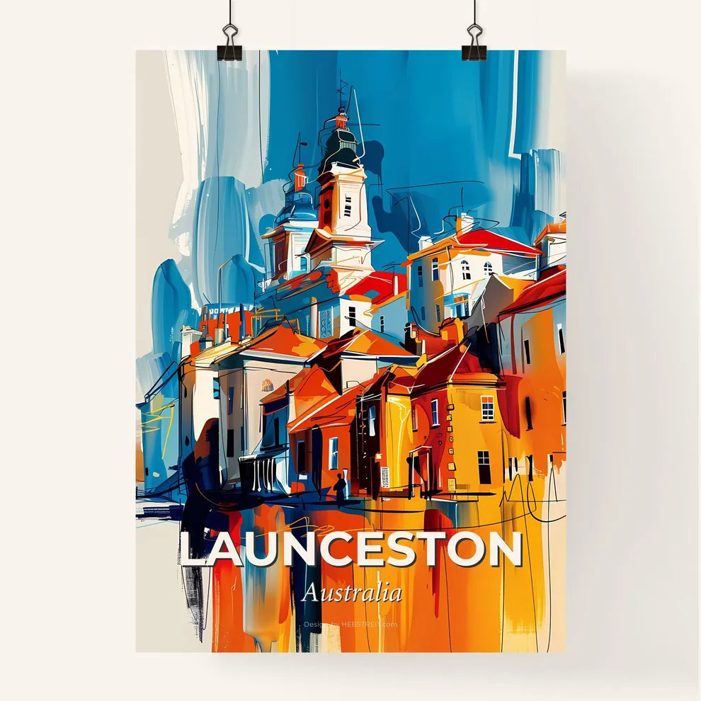 Vibrant Launceston, Australia Poster