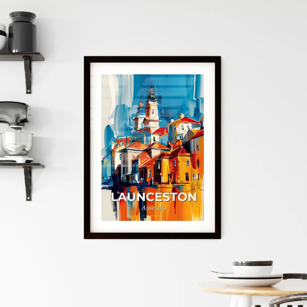Vibrant Launceston, Australia Framed Print