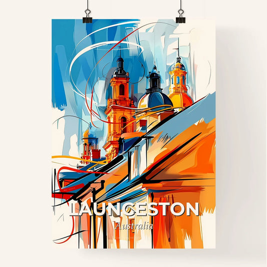 Vibrant Launceston, Australia Poster