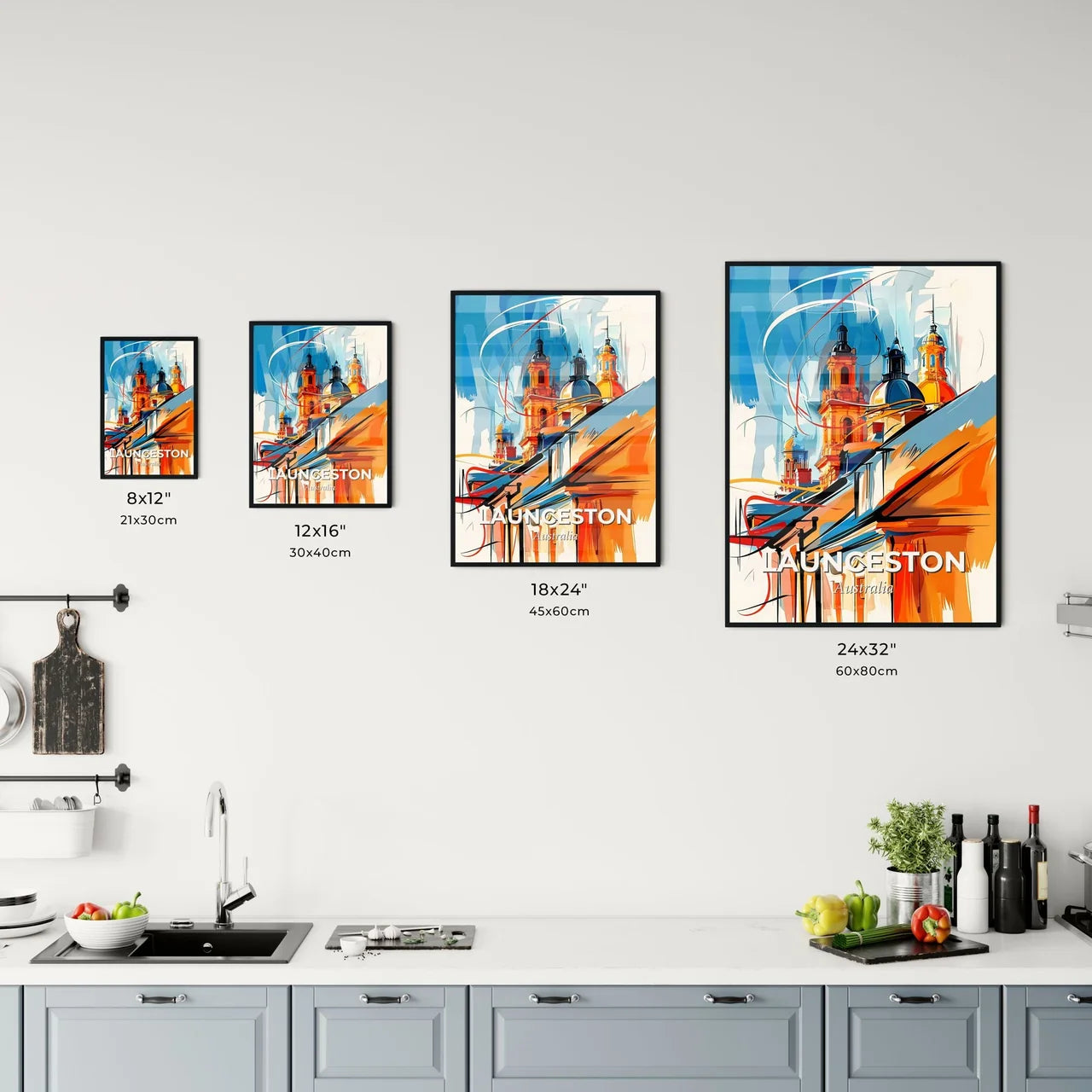 Vibrant Launceston, Australia Kitchen Art