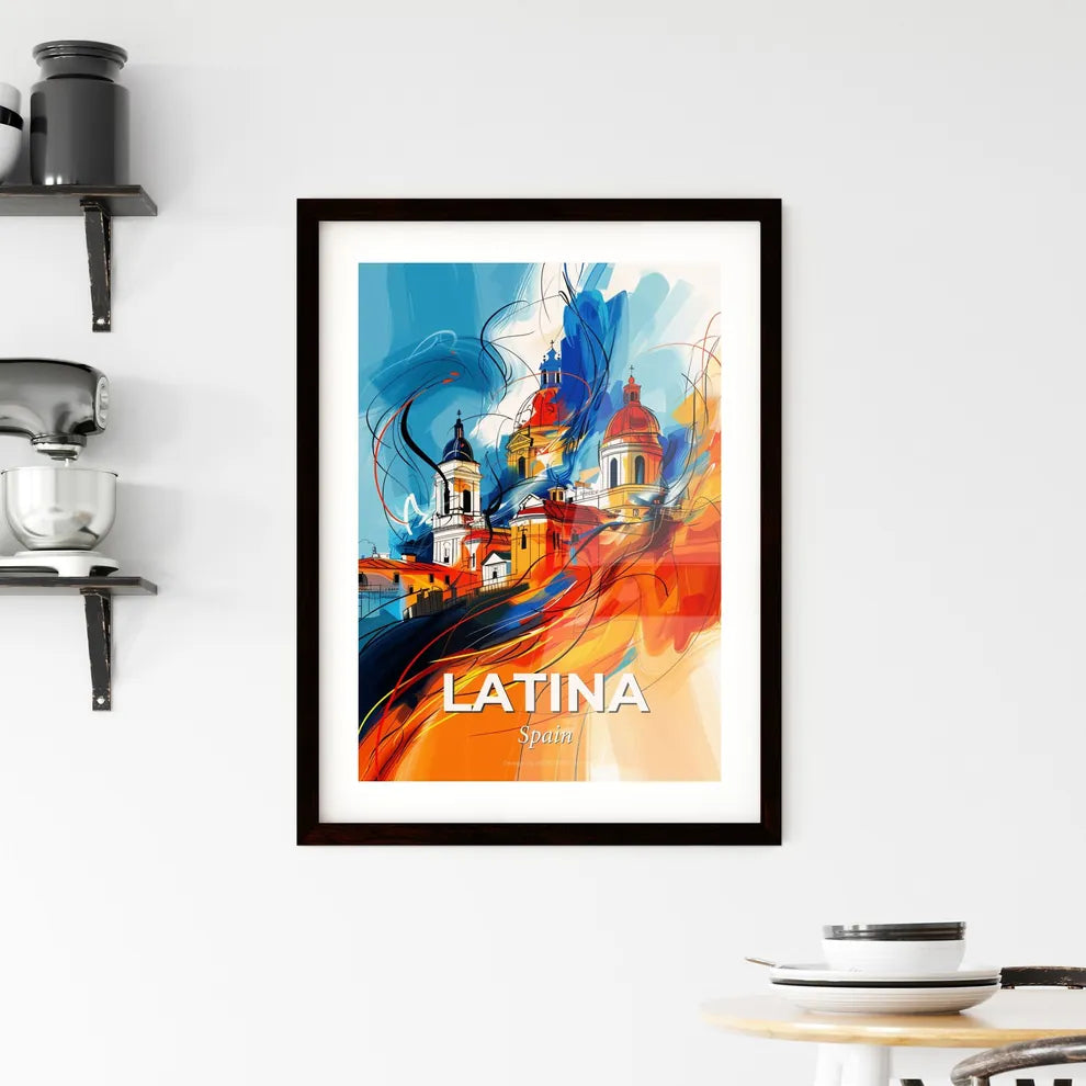 Vibrant Latina, Spain Framed Print