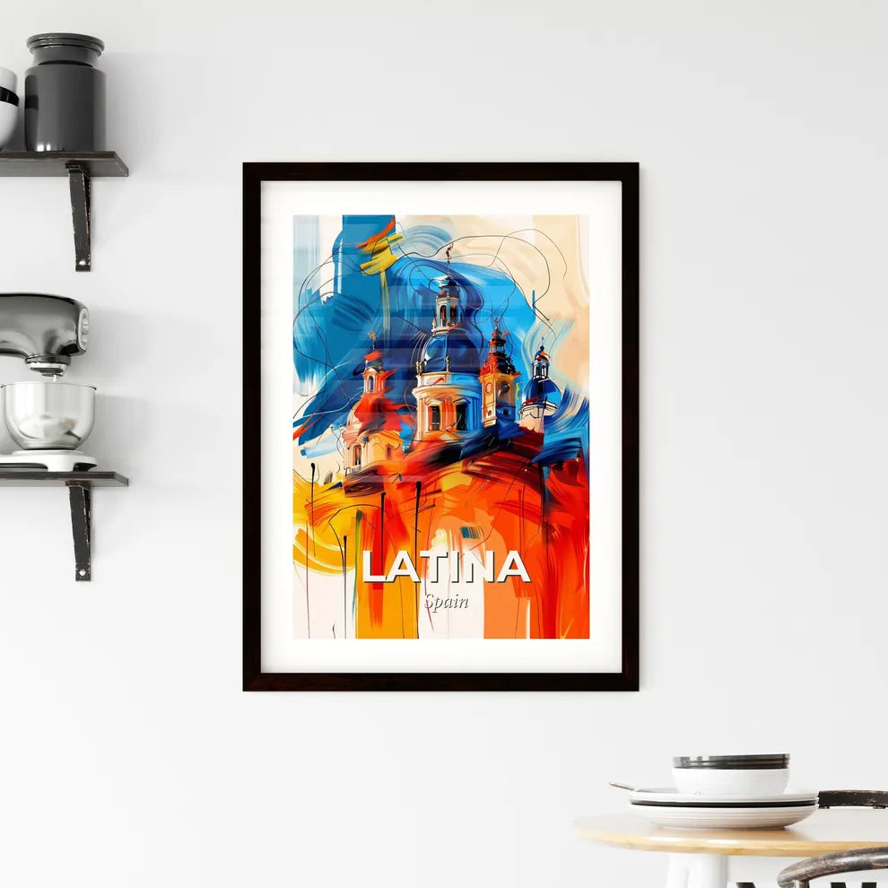 Vibrant Latina, Spain Framed Print