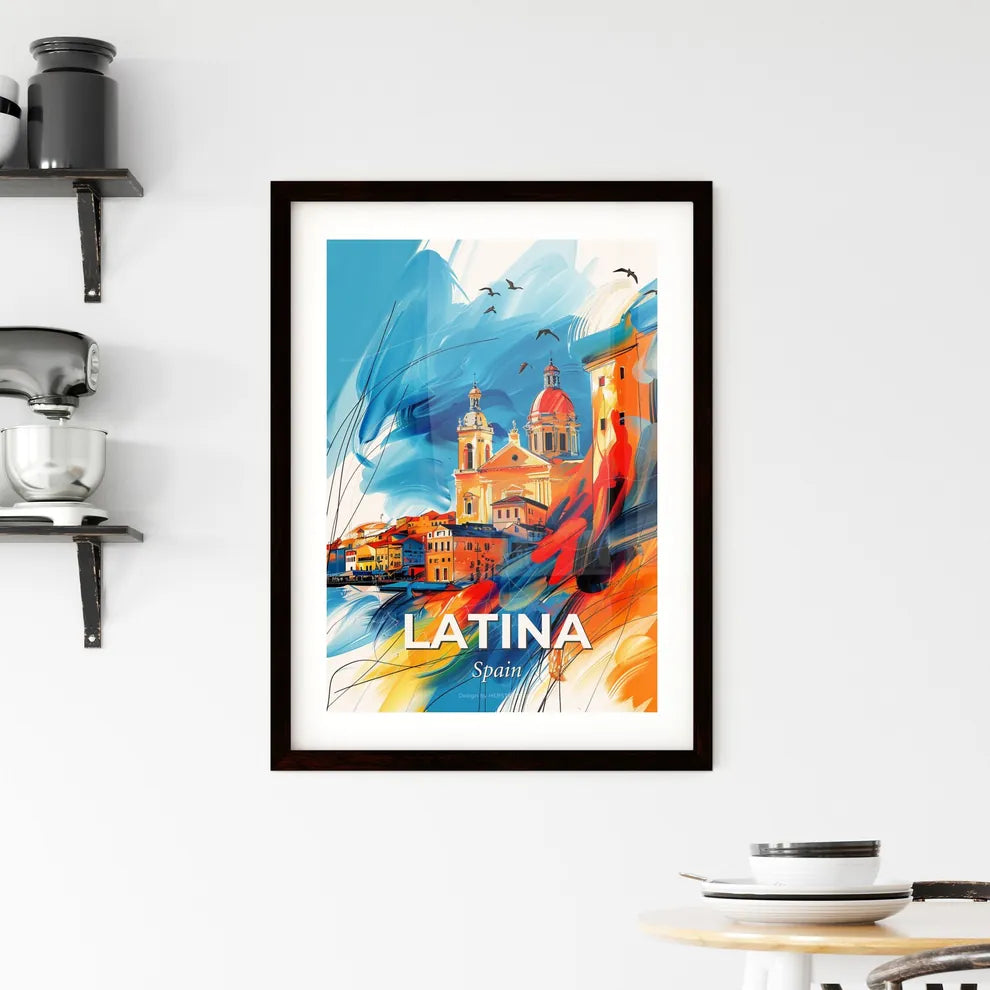 Vibrant Latina, Spain Framed Print