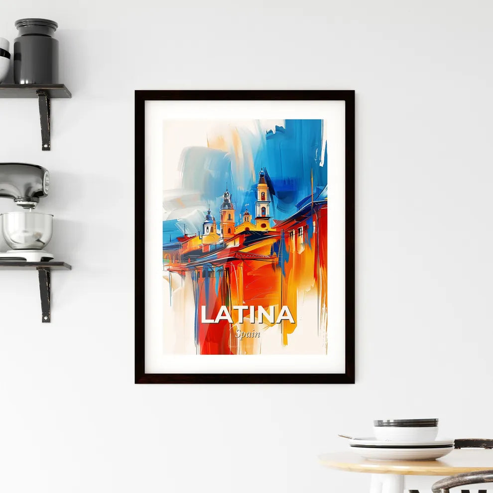 Vibrant Latina, Spain Framed Print