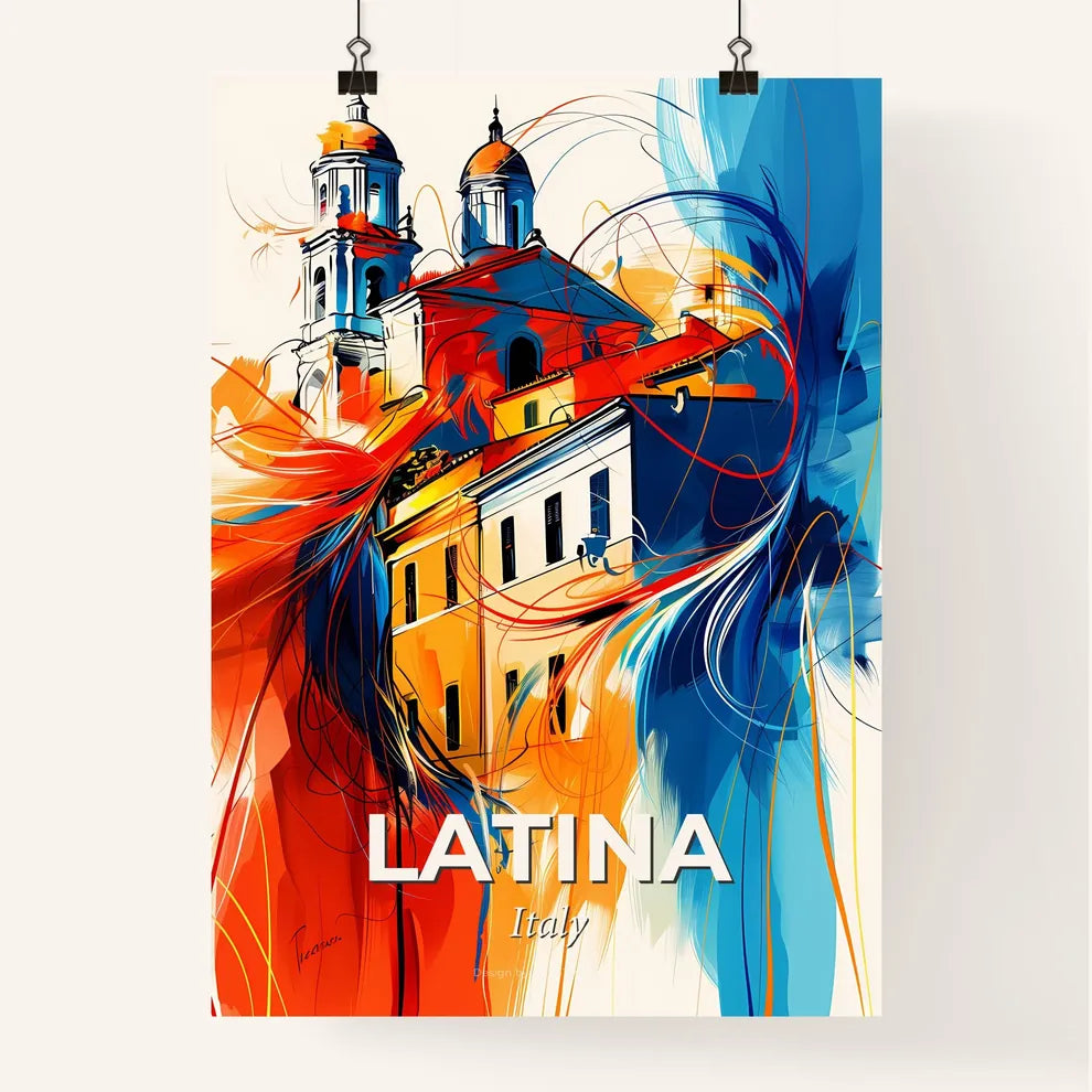 Vibrant Latina, Italy Poster