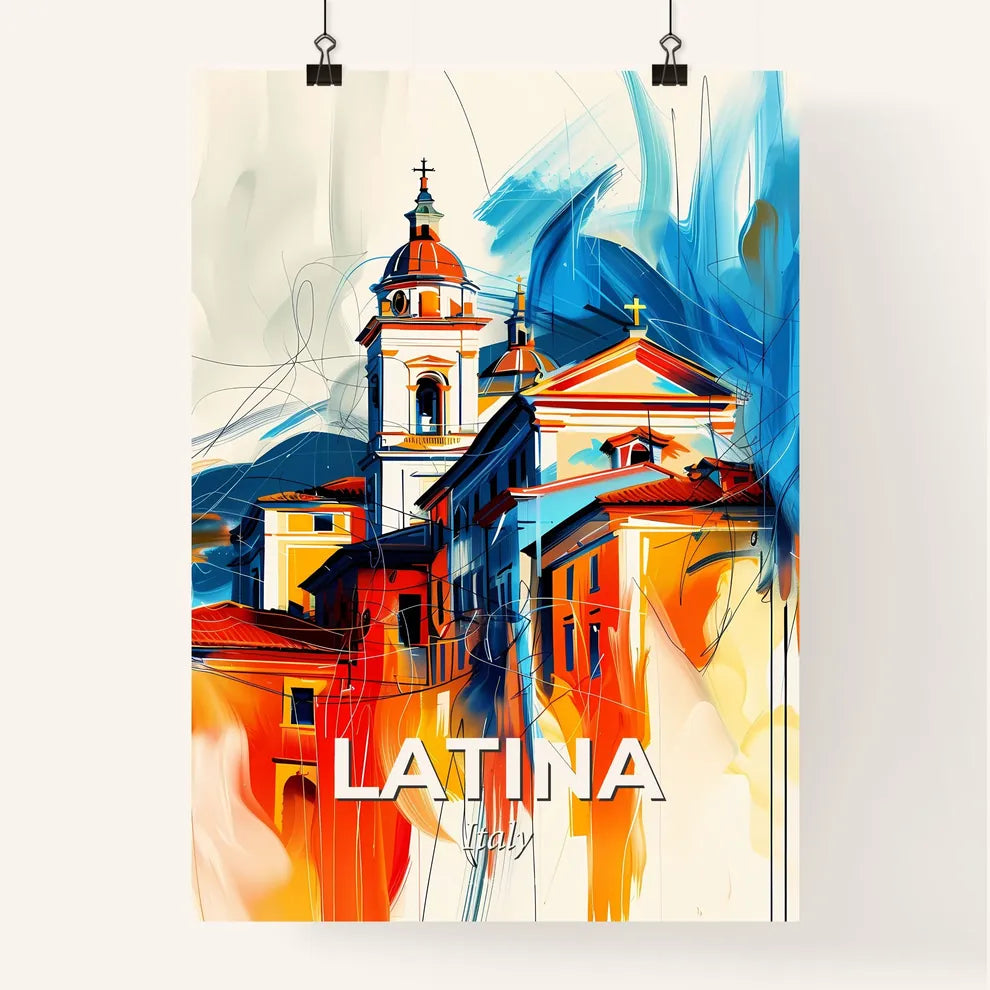 Vibrant Latina, Italy Poster