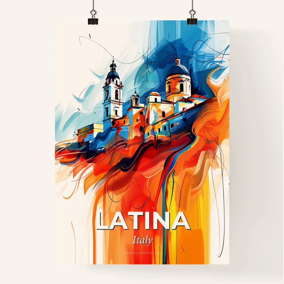 Vibrant Latina, Italy Poster