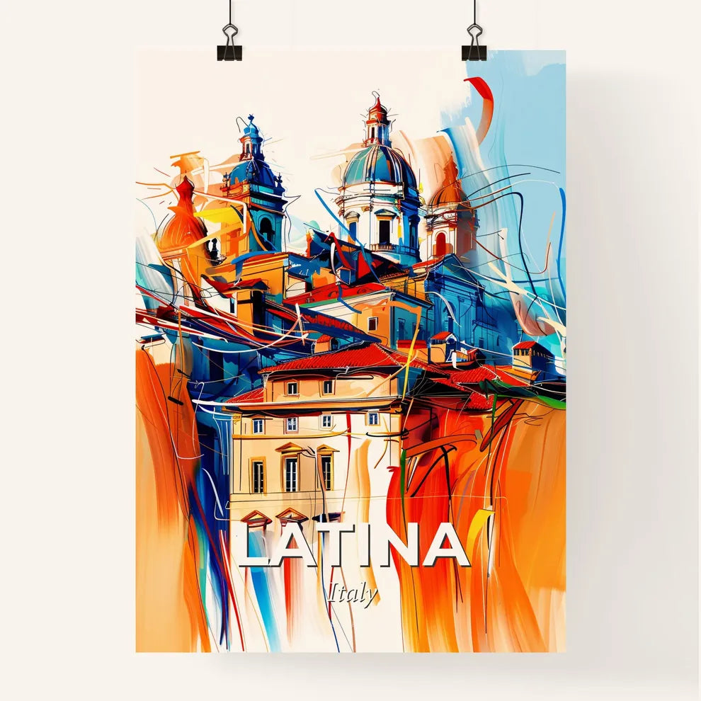 Vibrant Latina, Italy Poster