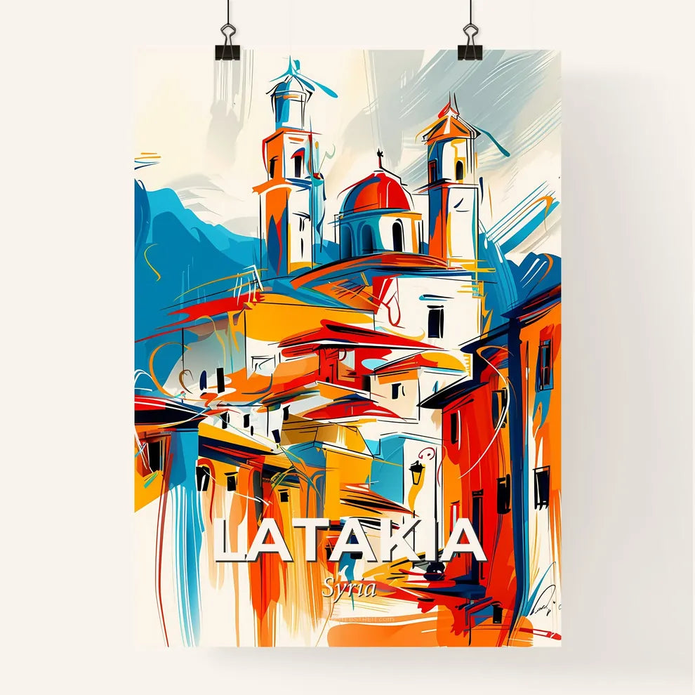 Vibrant Latakia, Syria Poster